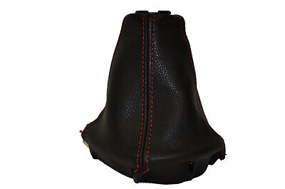 FITS SMART FORFOUR LEATHER GEAR GAITER red stitch CUSTOM NEW MADE IN UK