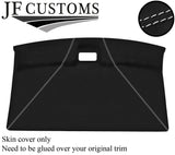 WHITE STITCH ROOF LINING HEADLINING LUXE SUEDE SKIN COVER FITS VW T4 TRANSPORTER