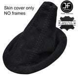 BLACK STITCHING REAL SUEDE MANUAL GEAR GAITER FITS KIA PICANTO ZAPP 2004-2010