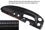 WHITE STITCH DASH DASHBOARD LEATHER SKIN COVER FITS MERCEDES W123 1978-1985