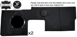 BLACK STITCH 2X FRONT DOOR CARD TRIM LEATHER COVERS FITS RENAULT ALPINE GTA V6