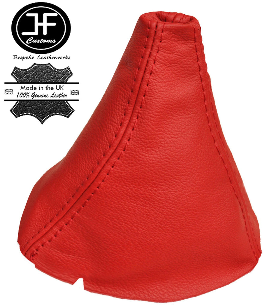 RED REAL LEATHER MANUAL GEAR GAITER FITS PORSCHE CARRERA 911 997 2004-2012