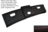 RED STITCH TOP ROOF PANEL LEATHER SKIN COVER FITS SMART FORTWO 451 07-14