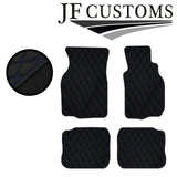 BLUE DIAMOND STITCH VINYL 4X TAILORED FLOOR MAT CARPETS FOR MITSUBISHI EVO 4 5 6