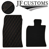 BEIGE DIAMOND STITCH VINYL 4XTAILORED FLOOR CARPETS FOR BMW MINI S R56 07-14 JF1