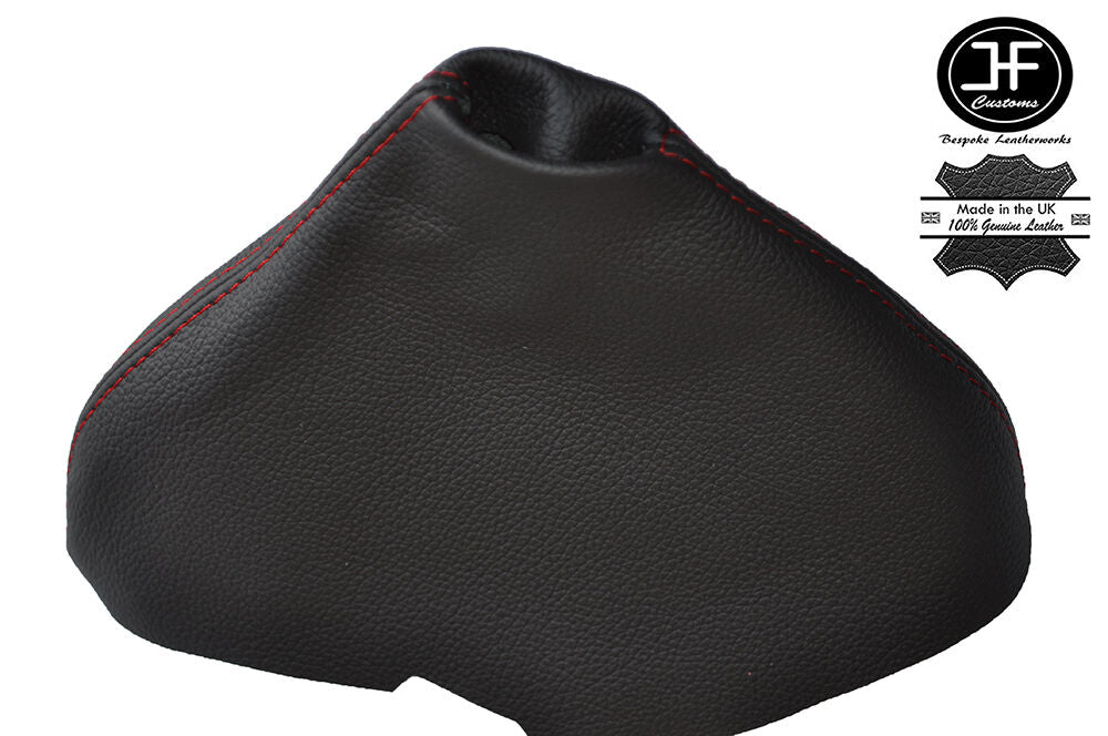 RED STITCH REAL LEATHER GEAR GAITER FITS RENAULT KANGOO 2 MK2 2007-2014