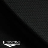 L GREY STITCH CARBON VINYL GAITER+PLASTIC FRAME FOR HONDA CIVIC EP3 TYPE R 01-05