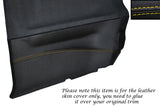 YELLOW STITCH 2X REAR DOOR CARD TRIM SKIN COVER FITS NISSAN SUNNY PULSAR GTIR