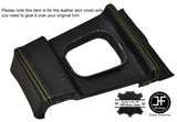 YELLOW STITCHING MANUAL GEAR SURROUND LEATHER COVER FITS BMW E10 2002 1802 Tii