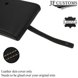 RED STITCH LEATHER ARMREST COVER FITS JENSEN INTERCEPTOR MK2 MK3 69-76