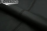 BLACK STITCH LEATHER 2X CAR KEY HOLDER PROTECTOR FITS AUDI TT MK3 2015-2020