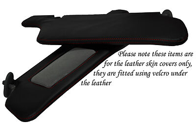 RED STITCH FITS NISSAN SKYLINE R33 92-98 GTS T GTR 2X SUN VISORS LEATHER COVERS