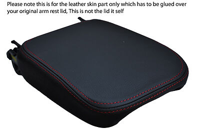 red stitch FITS SAAB 9-5 95 1997-2009 LEATHER ARMREST COVER ONLY CUSTOM NEW