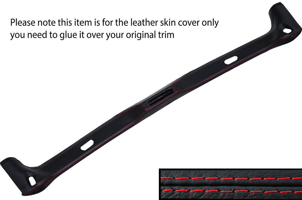 RED STITCH TOP WINDSCREEN SURROUND TRIM SKIN COVER FITS BMW Z3 1995-2003