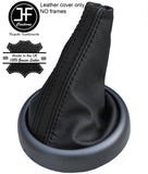 BLACK BLACK STRIPE TOP GRAIN LEATHER GEAR GAITER FOR BMW MINI R50 R52 R53 01-06