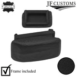 FOR VW GOLF MK2 JETTA 83-92 3X BLACK LEATHER DASHBOARD BLANK TRIMS + FRAMES