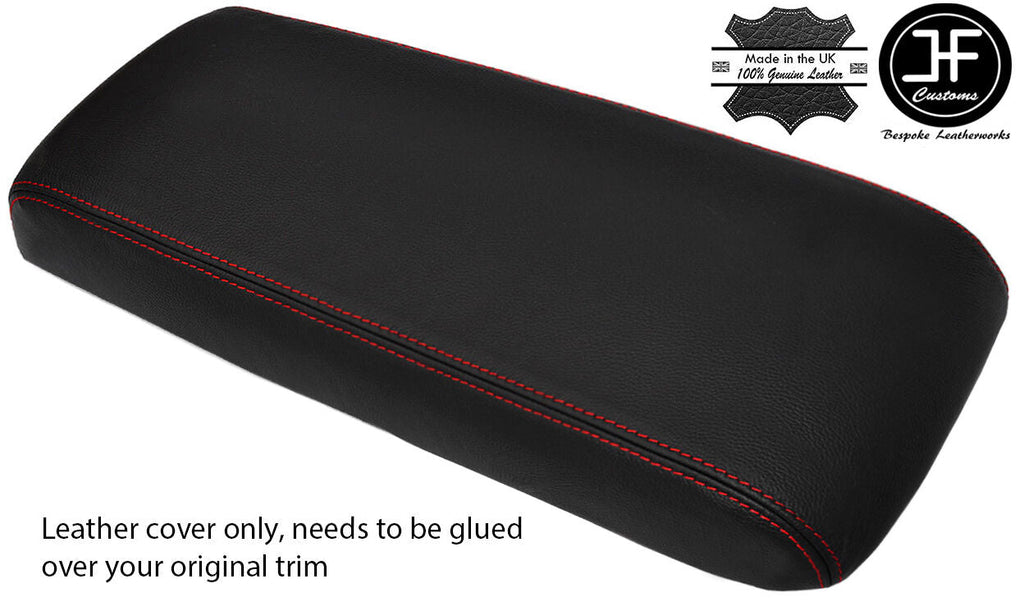 RED STITCHING REAL LEATHER ARMREST COVER FITS DATSUN 260Z 280Z 2+2 1974-1978