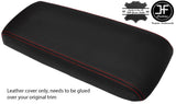 RED STITCHING REAL LEATHER ARMREST COVER FITS DATSUN 260Z 280Z 2+2 1974-1978
