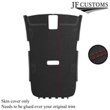 RED STITCH DARK GREY LUXE SUEDE HEADLINER COVER FITS VW GOLF MK6 2008-2013