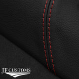 FITS FIAT 500 ABARTH 07-16 DARK RED STITCH LEATHER REAR TAILGATE TRIM COVER