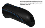 BLUE STITCH HANDBRAKE HANDLE SKIN COVER FITS BMW 3 SERIES F30 F31 2012-2015