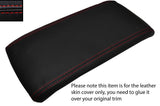 RED STITCHING ARMREST LID LEATHER SKIN COVER FITS NISSAN MURANO 2003-2008