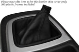 BLACK STITCH LEATHER MANUAL GEAR GAITER FITS HYUNDAI SANTA FE 2006-2012
