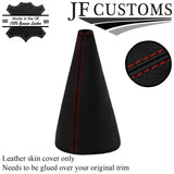 D RED STITCH ITALIAN LEATHER GEAR GAITER FOR JAGUAR MK2 1959-1967 CUSTOM NEW