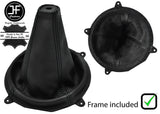 BLACK STITCH LEATHER MANUAL GEAR+PLASTIC FRAME FITS SSANGYONG KYRON 05-15