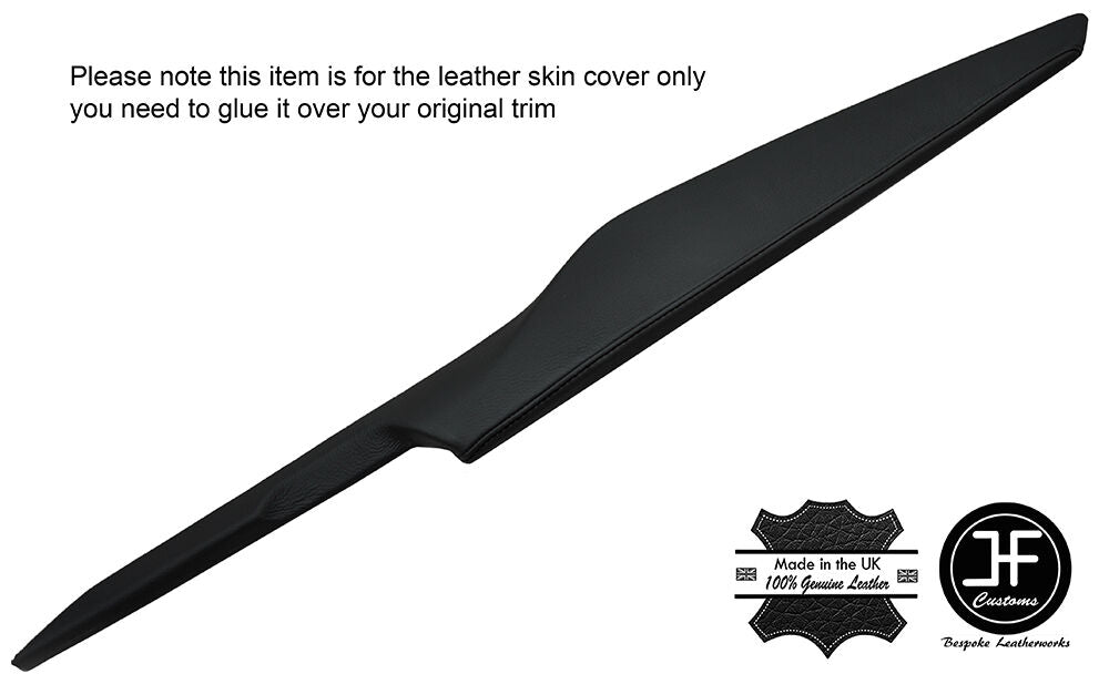 BLACK STITCH CONSOLE DRIVER SIDE PANEL TRIM LEATHER COVER FOR CORVETTE C7 14-17