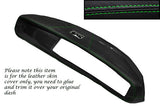 GREEN STITCH FITS TRIUMPH HERALD & VITESSE DASH DASHBOARD LEATHER SKIN COVER