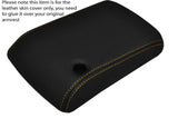 YELLOW STITCHING ARMREST LID LEATHER SKIN COVER FITS JEEP WRANGLER TJ 1997-2002
