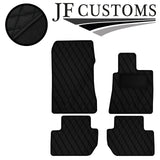 BLACK DIAMOND STITCH VINYL 4X TAILORED FLOOR CARPETS FOR HONDA LEGEND 06-21  JF1