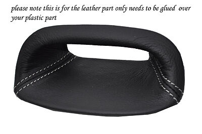 white stitch FITS ROVER 200 25 MG ZR 95-05 DASH CLOCK SURROUND LEATHER COVER