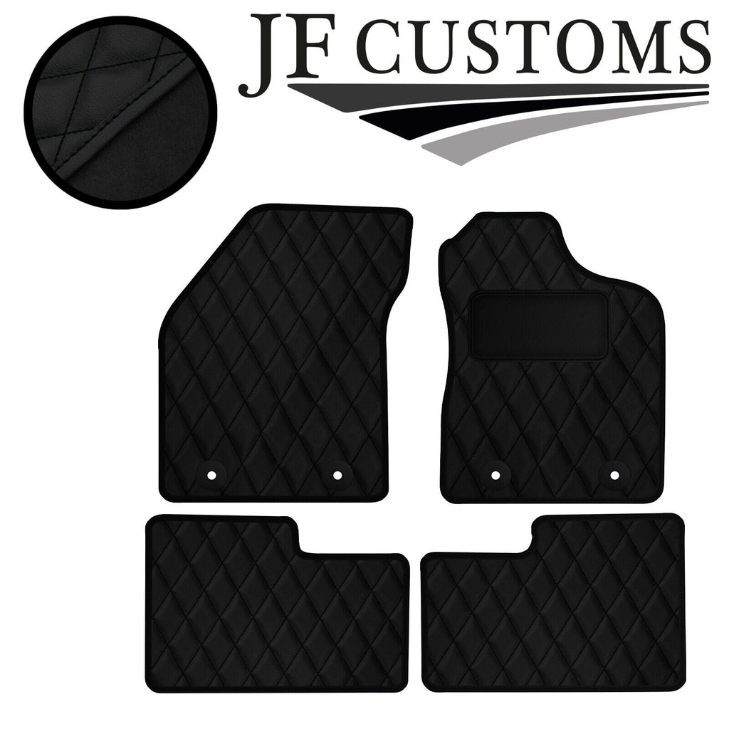 BLACK DIAMOND VINYL 4X TAILORED FLOOR CARPET FOR ALFA ROMEO GIULIETTA 10-14 JF1