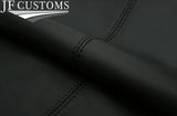 FITS VW GOLF MK5 MK6 black stitch LEATHER ARMREST COVER LEATHER CUSTOM NEW