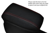 RED STITCH ARMREST LEATHER SKIN COVER  FITS TOYOTA AURIS 2012-2015 CUSTOM NEW