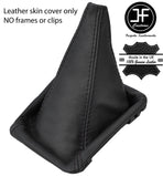 BLACK STITCH TOP GRAIN LEATHER GEAR GAITER FOR VW GOLF MK1 RABBIT JETTA CABRIO