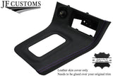 PURPLE STITCH LEATHER AUTO GEAR SURROUND COVER FOR NISSAN SKYLINE R33 STYLE 2