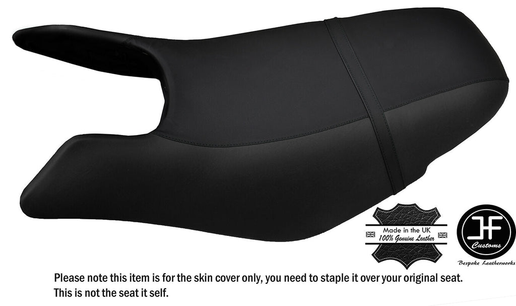 BLACK STITCH CUSTOM FITS SEADOO GTX GTI 97-01 FRONT VINYL SEAT COVER + STRAP