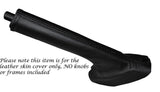BLACK STITCH LEATHER SKIN HANDBRAKE GAITER FITS VAUXHALL OPEL FRONTERA B 98-04
