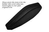 GREY STITCH LEATHER HANDBRAKE TRIM SKIN COVER FITS VOLKSWAGEN T25 80-90 LATE