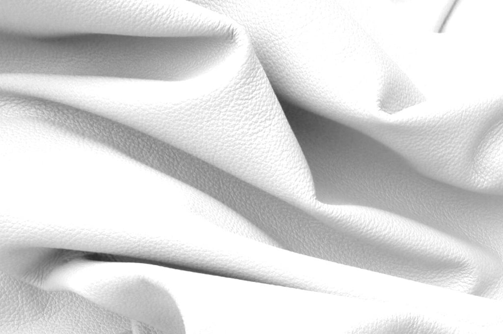LARGE WHITE LEATHER FULL 40 SQ FT HIDE QUALITY TOP GRAIN GENUINE LEATHER