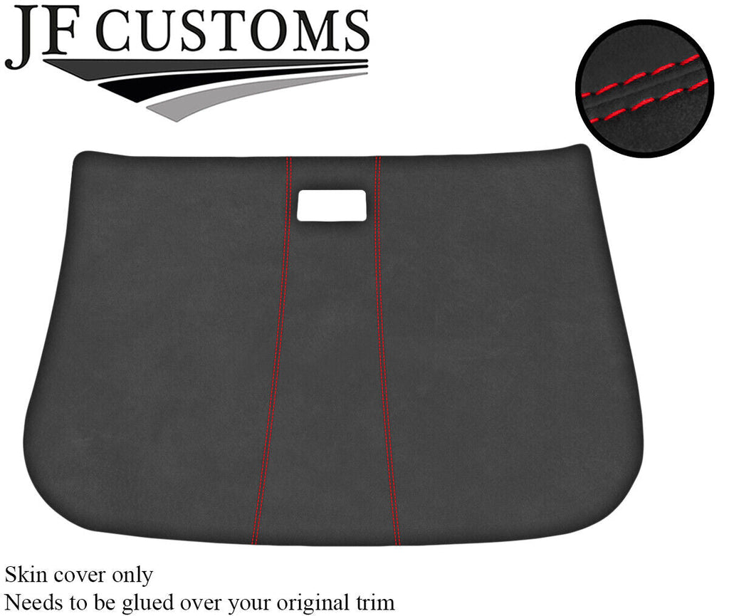 RED STITCH ROOF LINING HEADLINING DARK GREY LUXE COVER FOR AUDI TT MK1 98-06