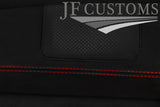 RED STITCH ITALIAN LEATHER TOP DASH DASHBOARD COVER FITS TOYOTA HILUX 78-83