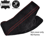 RED STITCHING REAL SUEDE HANDBRAKE GAITER FOR BMW E90 E91 E92 E93 2006-2013