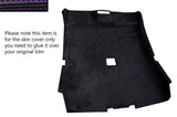 PURPLE STITCH ROOF HEADLINING LUXE SUEDE SKIN COVER FITS BMW 3 SERIES E46 COUPE