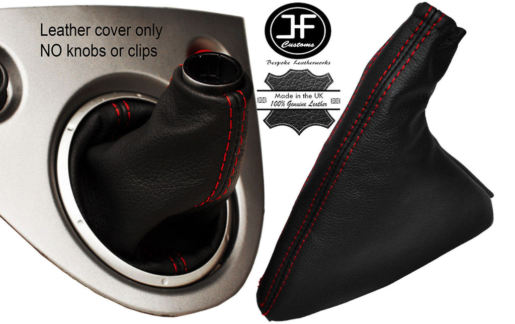 RED STITCH LEATHER GEAR HANDBRAKE GAITER FITS HONDA CIVIC EP3 TYPE R MK7 01-05