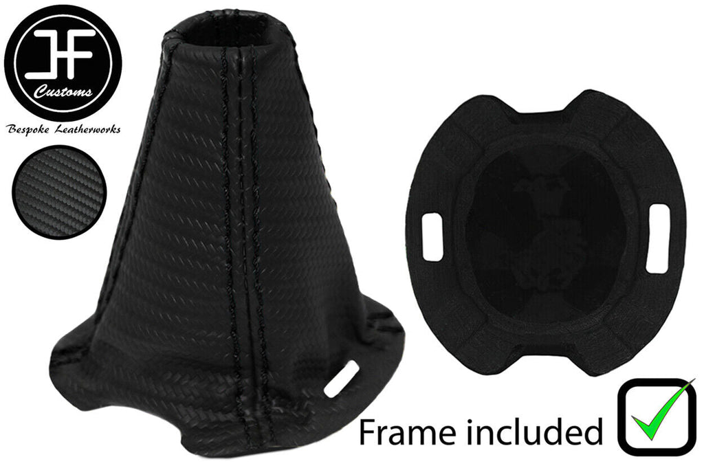 BLACK STITCH CARBON VINYL SEMI AUTOMATIC GEAR +FRAME FOR SMART FORFOUR 04-07