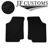 BLACK DIAMOND STITCH VINYL 4X TAILORED FLOOR CARPETS FOR GOLF MK3 92-97 JF1